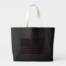 Us-flagga hänger lös tote bag