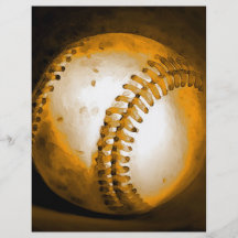 Us-sportar - baseballreklamblad custom flyer