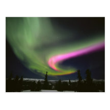 USA Alaska, Chena Hot Springs. Aurora 2 Vykort