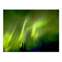 USA Alaska, Chena Hot Springs. Aurora 3 Vykort