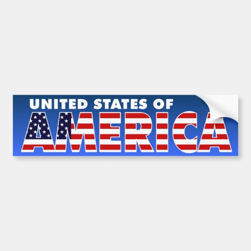 USA BILDEKALER