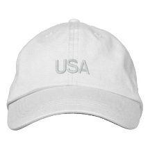 USA broderade vithatten