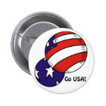 USA-Bubbla flagga Knapp