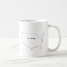 USA cities.pdf Kaffe Mugg