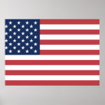 USA flagga Affisch