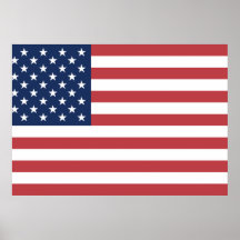 USA flagga Affisch