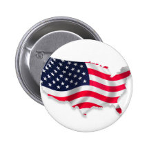 USA flagga Knapp Med Nål