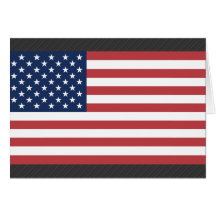 USA flagga Kort