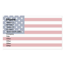 USA flagga Visitkort Mall