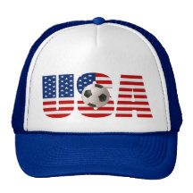 USA FLAGGAfotbollhatt Trucker Keps