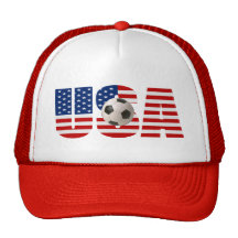 USA FLAGGAfotbollhatt Trucker Keps