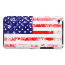 USA FLAGGAN TVÄTTAR iPod TOUCH Case-Mate SKYDD