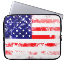 USA FLAGGAN TVÄTTAR LAPTOPSKYDD FODRAL