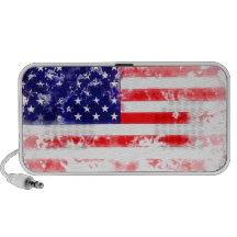 USA FLAGGAN TVÄTTAR NOTEBOOK HÖGTALARE