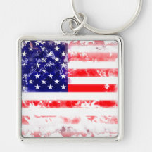 USA FLAGGAN TVÄTTAR NYCKEL RING