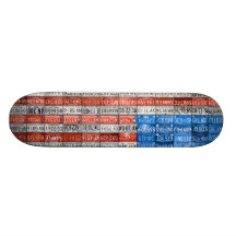 USA för Michigan registreringsskyltflagga Skateboa