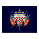 USA fotbollfirande för Yanksfläktar Vykort