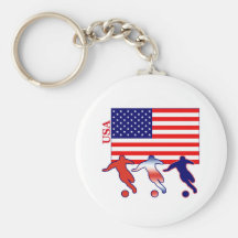 USA fotbollspelare Nyckelringar