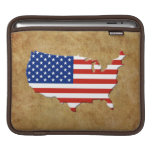 USA karta iPad Sleeve