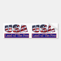 USA - LAND AV DET FRITT BILDEKALER