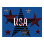 USA stjärnor Vykort