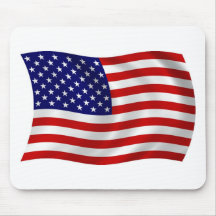 USA (USA) flagga Mousepad Musmatta