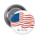 USA-Vinka flagga Pins