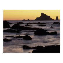USA Washington, olympisk nationalpark, Seastacks Vykort
