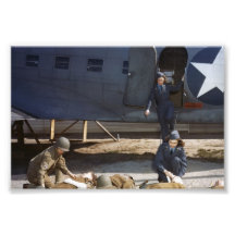 USAAF-flygsjuksköterskor och läkare som att bry si Konstfoto