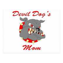 Usmc-djävulenhund mamma vykort