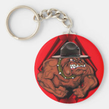 Usmc-djävulenhund Nyckelring