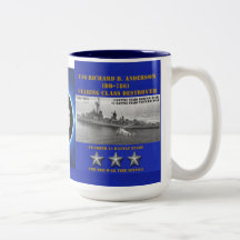 USS Richard B. Andersson (DD-786) Kaffe Kopp