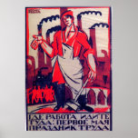 USSR CCCP kalla krigetsovjet - facklig propaganda  Affischer