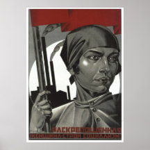USSR CCCP kalla krigetsovjet - facklig propaganda  Affischer