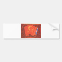 USSR CCCP kalla krigetsovjet - facklig propaganda  Bildekal