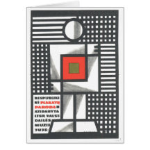 USSR CCCP kalla krigetsovjet - facklig propaganda  Hälsningskort