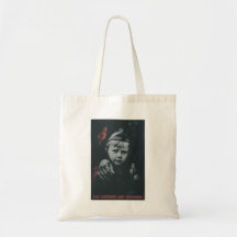 USSR CCCP kalla krigetsovjet - facklig propaganda  Tygkasse