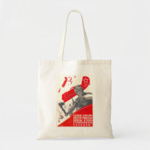 USSR CCCP kalla krigetsovjet - facklig propaganda  Tote Bag