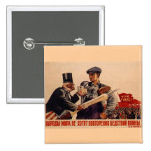 USSR CCCP kalla krigetsovjet - facklig propaganda  Pins