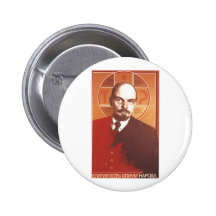 USSR CCCP kalla krigetsovjet - facklig propaganda  Knapp Med Nål