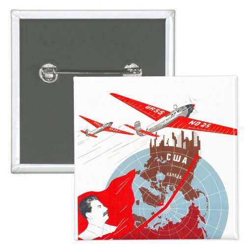 USSR CCCP kalla krigetsovjet - facklig propaganda  Nål