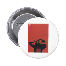 USSR CCCP kalla krigetsovjet - facklig propaganda  Knappar Med Nål