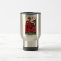 USSR CCCP kalla krigetsovjet - facklig propaganda  Mugg