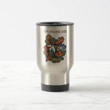 USSR CCCP kalla krigetsovjet - facklig propaganda  Kaffe Mugg
