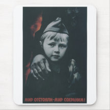USSR CCCP kalla krigetsovjet - facklig propaganda  Musmattor