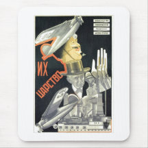 USSR CCCP kalla krigetsovjet - facklig propaganda  Musmatta