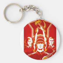 USSR CCCP kalla krigetsovjet - facklig propaganda  Nyckel Ring