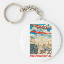 USSR CCCP kalla krigetsovjet - facklig propaganda  Nyckel Ring