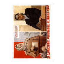 USSR CCCP kalla krigetsovjet - facklig propaganda  Vykort