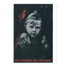 USSR CCCP kalla krigetsovjet - facklig propaganda  Vykort